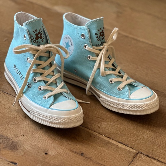 Limited Edition Converse x Golf Le Fleur High Tops - Picture 5 of 6
